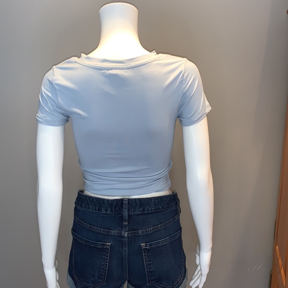 Super Soft No Thanks Crop Top - Picture 6 of 8